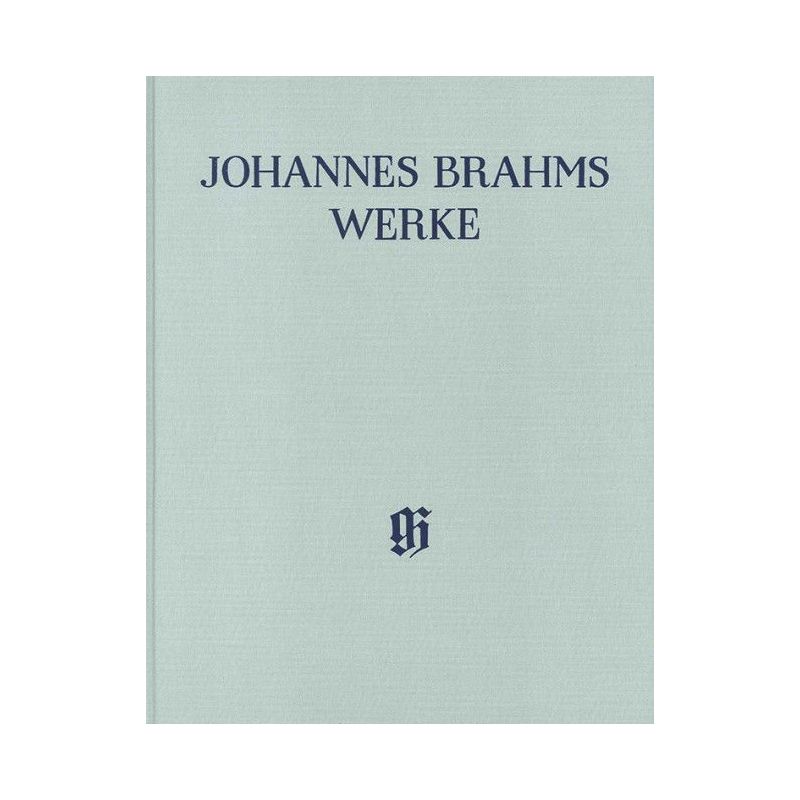 Brahms, Johannes - Songs with Piano accompaniment op. 103–121