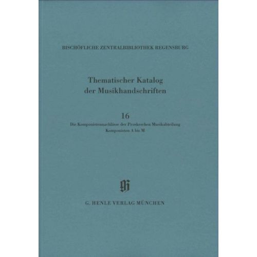 Thematischer Katalog der...