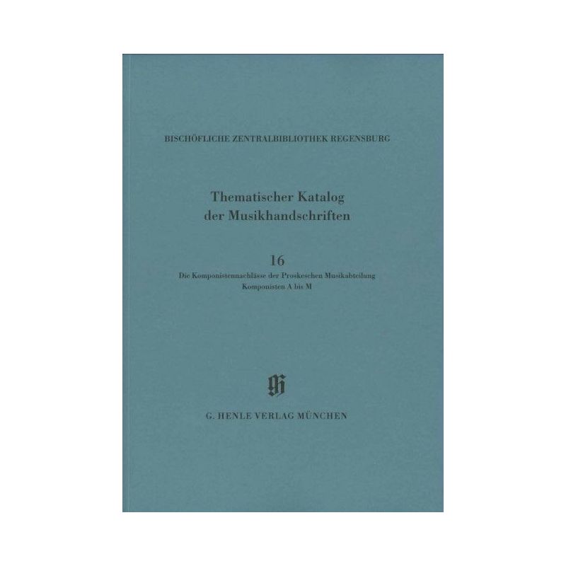Thematischer Katalog der Musikhandschriften