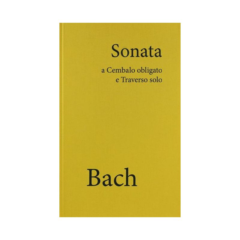 Bach, Johann Sebastian - Sonata in b minor for Flute and Piano BWV 1030