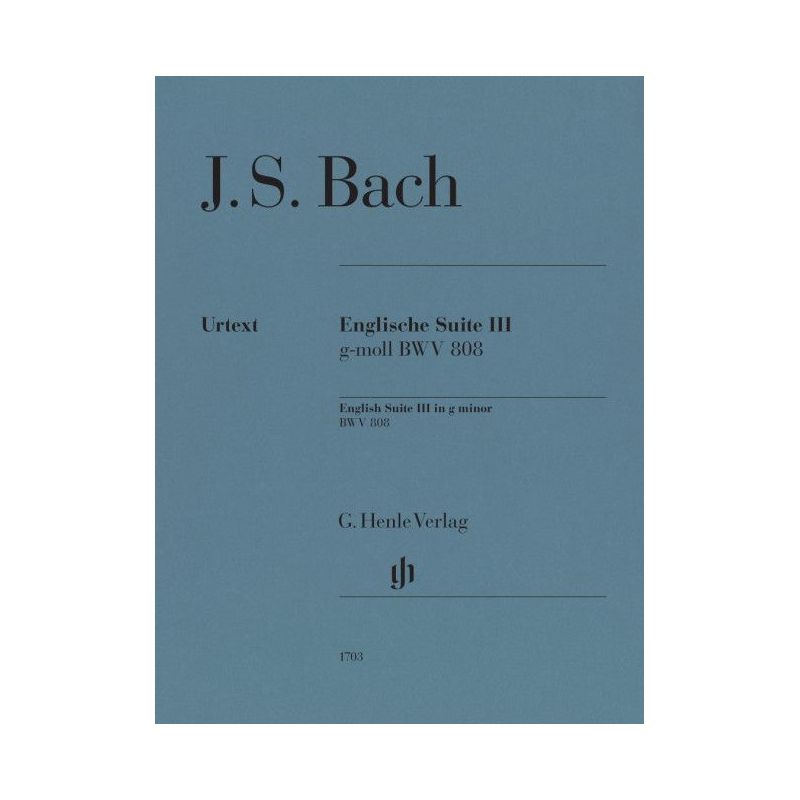 Bach, Johann Sebastian - English Suite 3 BWV 808