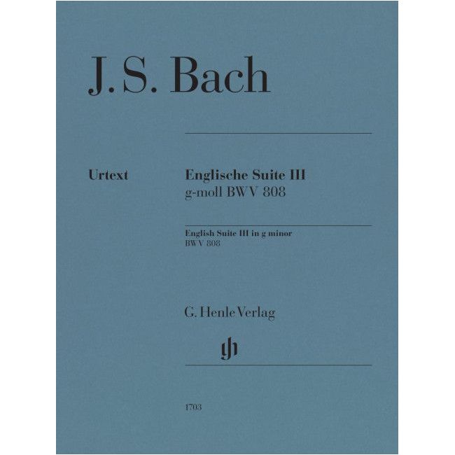 Bach, Johann Sebastian - English Suite 3 BWV 808