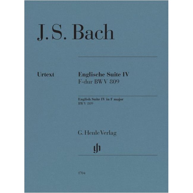 Bach, Johann Sebastian - English Suite 4 BWV 809