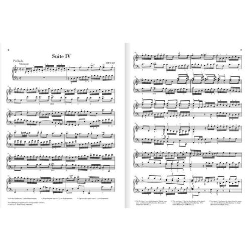 Bach, Johann Sebastian - English Suite 4 BWV 809