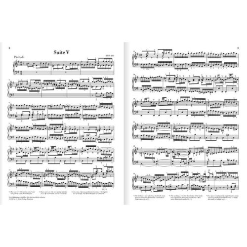 Bach, Johann Sebastian - English Suite 5 BWV 810