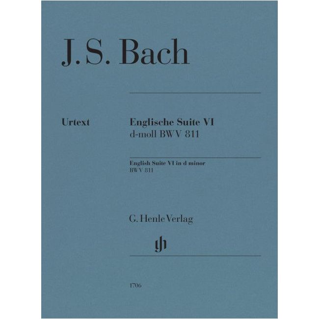Bach, Johann Sebastian - English Suite 6 BWV 811