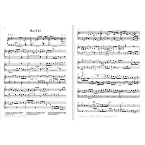 Bach, Johann Sebastian - English Suite 6 BWV 811