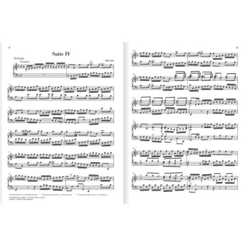 Bach, Johann Sebastian - English Suite 4 BWV 809