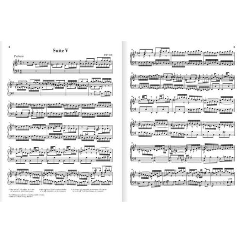 Bach, Johann Sebastian - English Suite 5 BWV 810