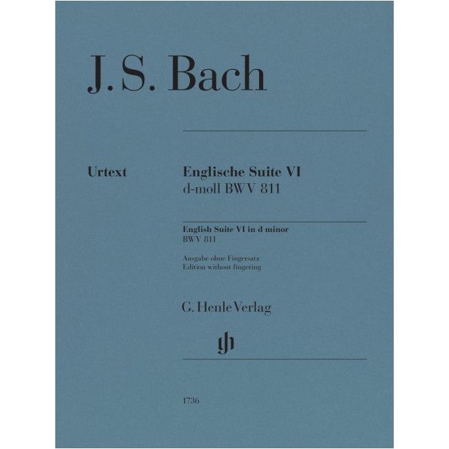 Bach, Johann Sebastian - English Suite 6 BWV 811