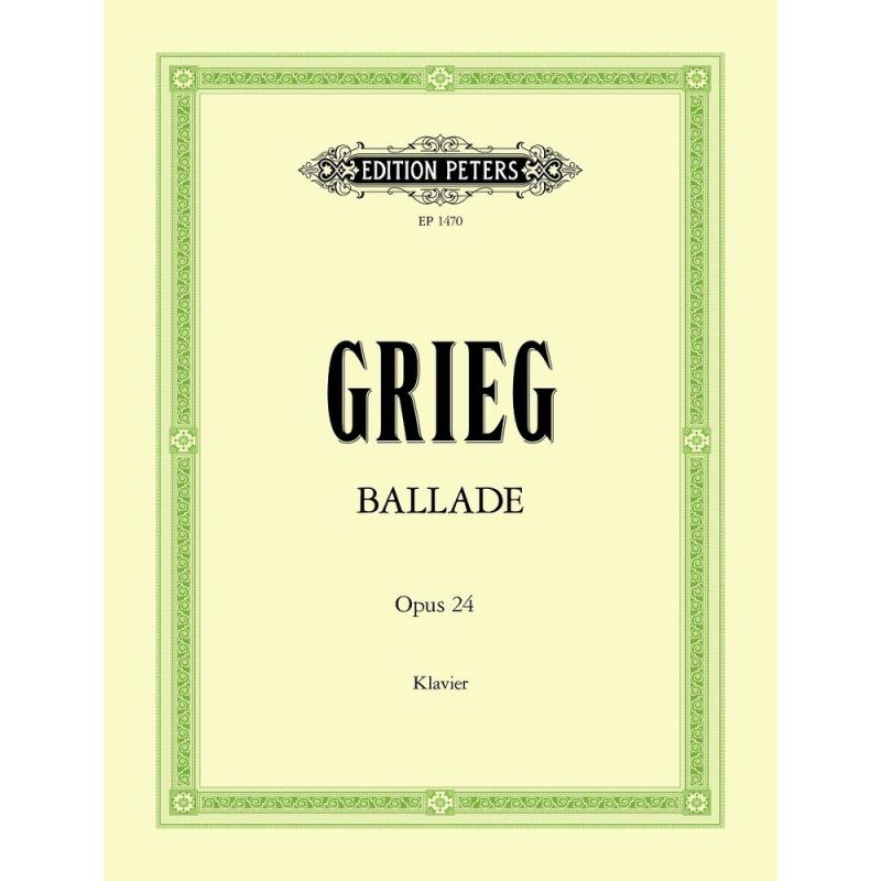 Grieg, Edvard - Ballade in G minor Op.24
