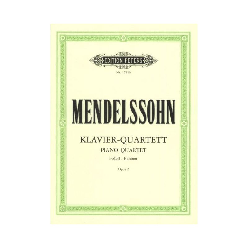 Mendelssohn, Felix - Piano Quartet in F minor Op.2