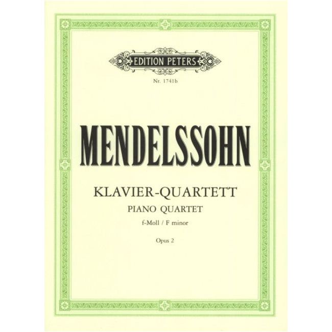 Mendelssohn, Felix - Piano Quartet in F minor Op.2
