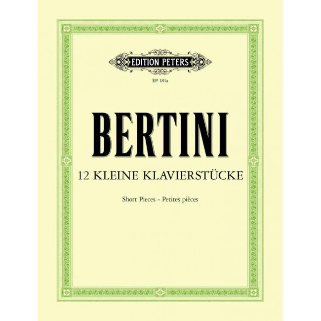Bertini, Henri - 12 Short Pieces