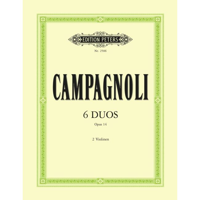 Campagnoli, Bartolommeo - 6 Progressive Duets Op.14