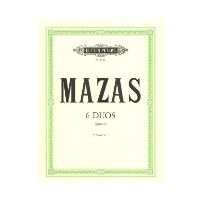 Mazas, Jacques-Féréol - 6 Duos Op.46