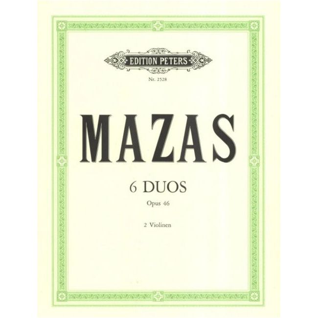 Mazas, Jacques-Féréol - 6 Duos Op.46