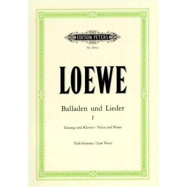 Loewe, Carl - 15 Ballads and Songs Vol.1