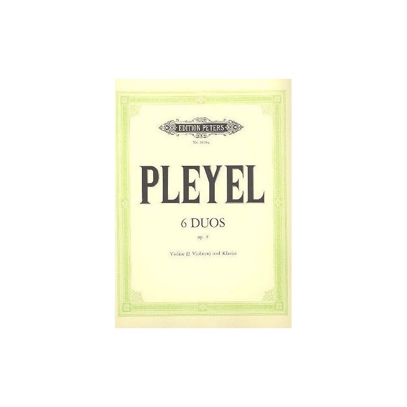 Pleyel, Ignaz Joseph - Easy Duos Op.8