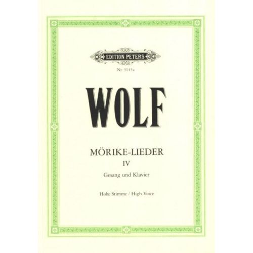 Wolf, Hugo - Mörike-Lieder:...
