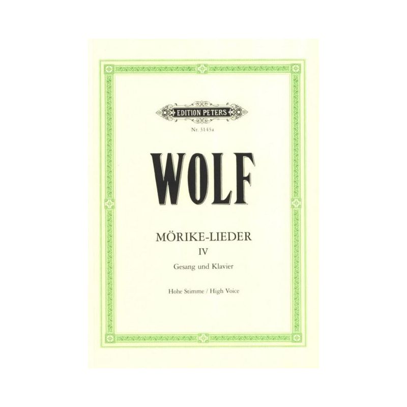 Wolf, Hugo - Mörike-Lieder:  53 Songs Vol.4