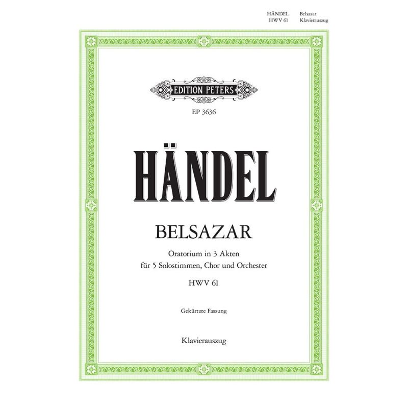 Handel, G F - Belshazzar