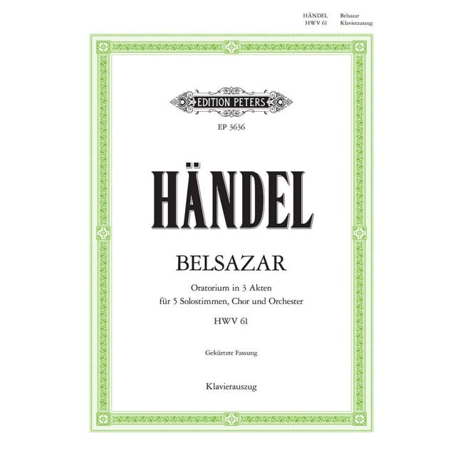 Handel, G F - Belshazzar