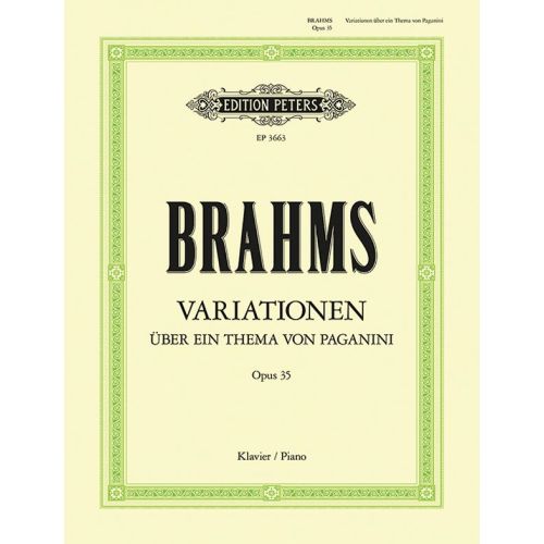 Brahms, Johannes - Variations on a Theme by Paganini (Complete) Op.35