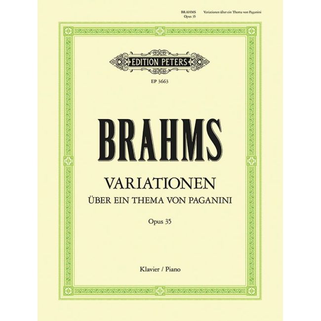Brahms, Johannes - Variations on a Theme by Paganini (Complete) Op.35