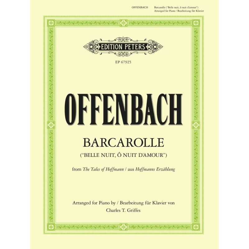Offenbach, Jacques / Griffes, Charles - Barcarolle