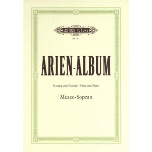Aria Album for Mezzo-Soprano