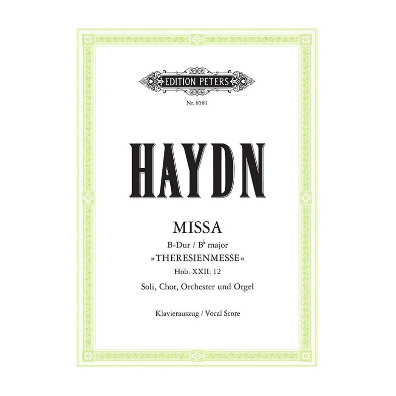Haydn, F J - Maria Theresa Mass, Mass in B flat Hob.XXII/12