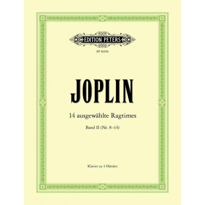Joplin, Scott - 14 Selected Ragtimes Vol 2
