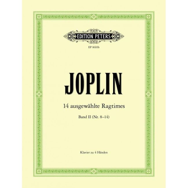 Joplin, Scott - 14 Selected Ragtimes Vol 2