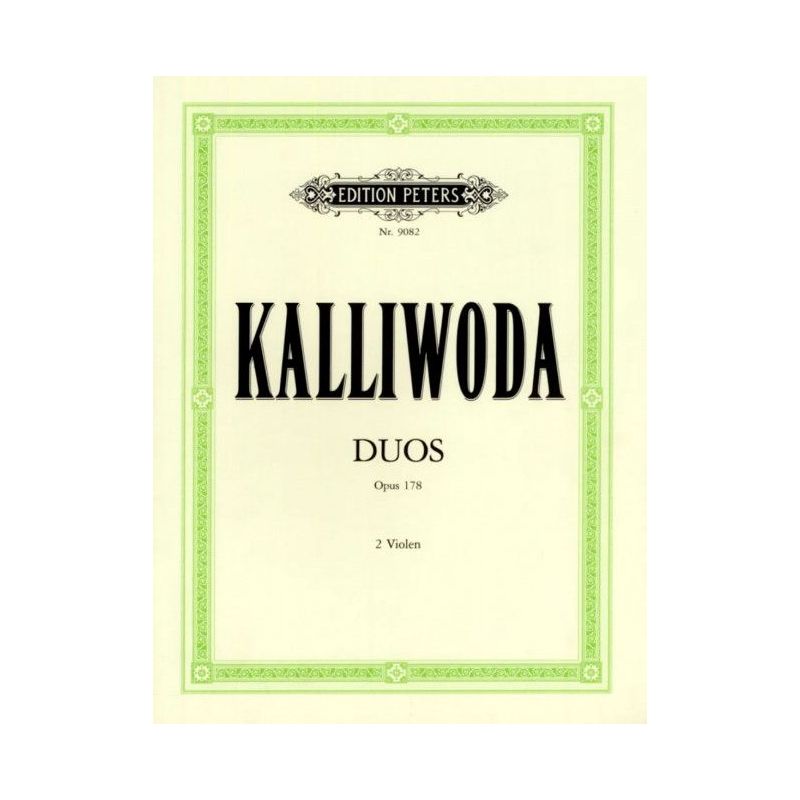 Kalliwoda, Johann Wenzel - 3 Easy Violin Duets, Op.178