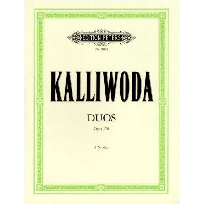 Kalliwoda, Johann Wenzel - 3 Easy Violin Duets, Op.178