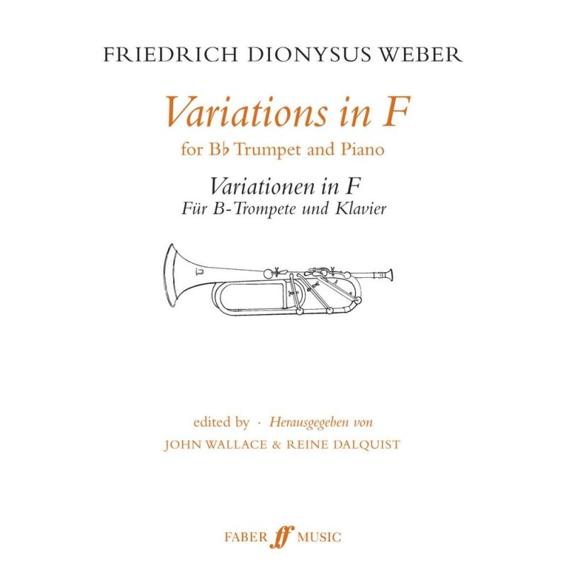 Weber, Friedrich Dionysus - Variations in F (trumpet and piano)