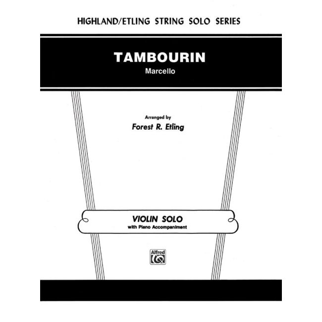 Tambourin/Vln Solo-Marcello-Etling