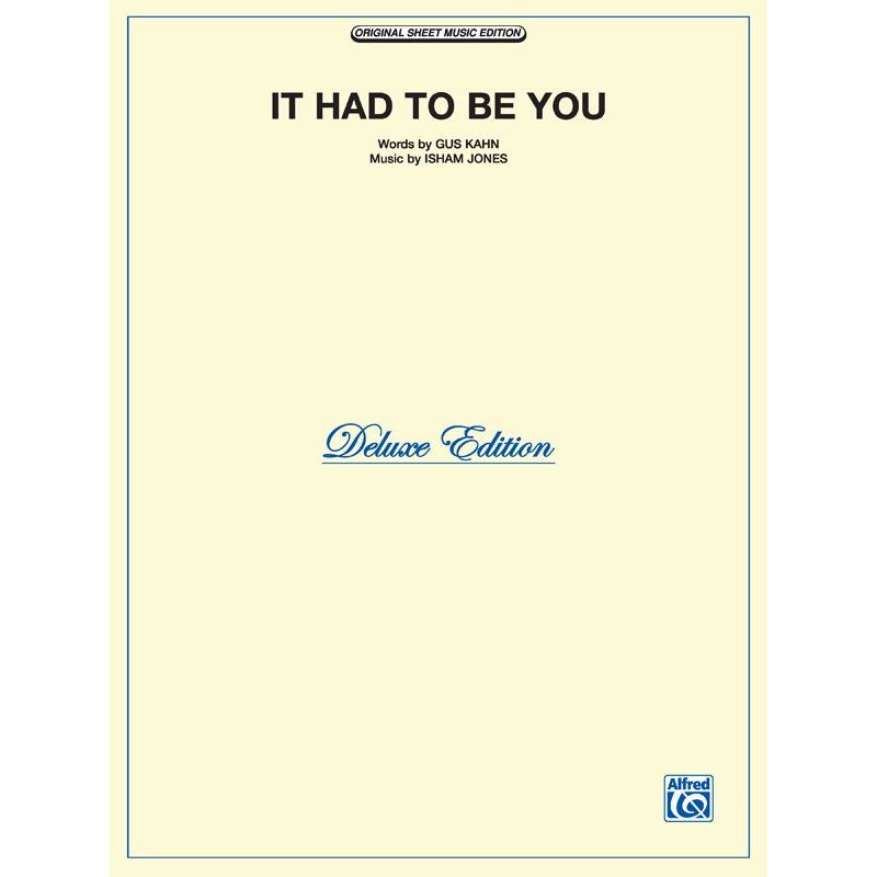 Kahn, G. - It Had To Be You
