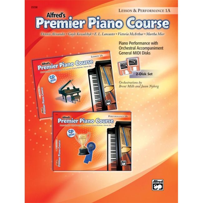 Premier Piano Course, GM Disk 1A for Lesson and Performance