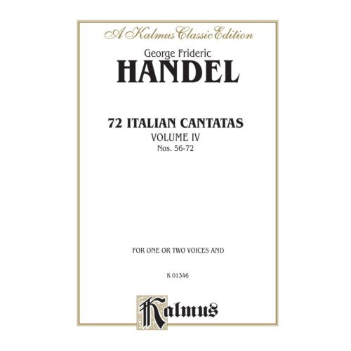 72 Italian Cantatas for...