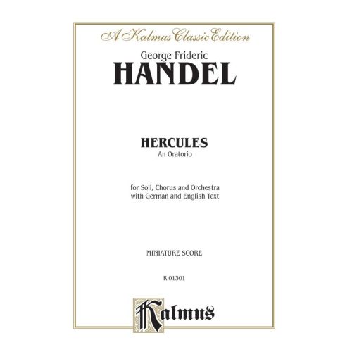 Hercules (1745), An Oratorio