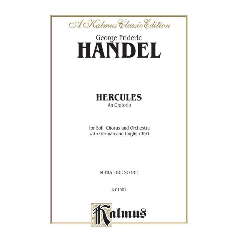 Hercules (1745), An Oratorio