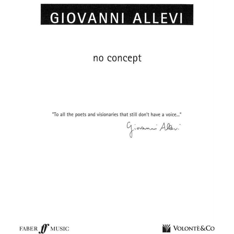 Allevi, Giovanni - No Concept