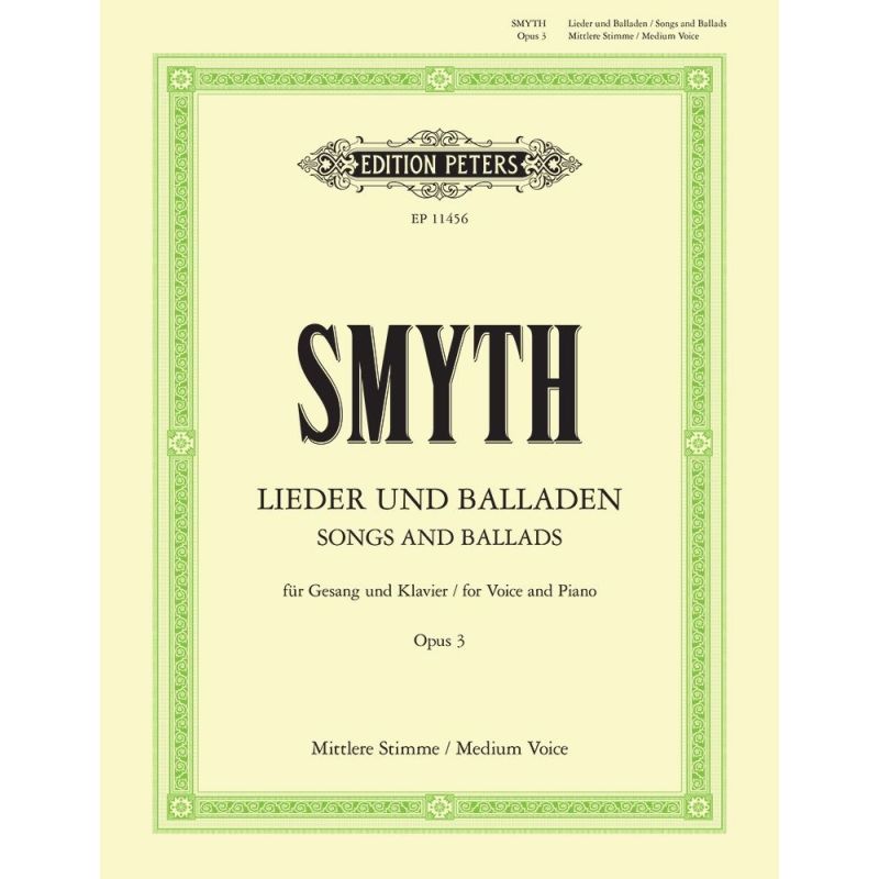 Smyth, Ethel - Songs & Ballads, Op3