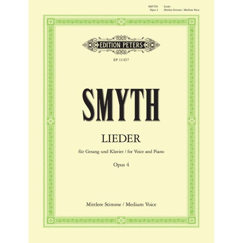 Smyth, Ethel - Songs, Op4