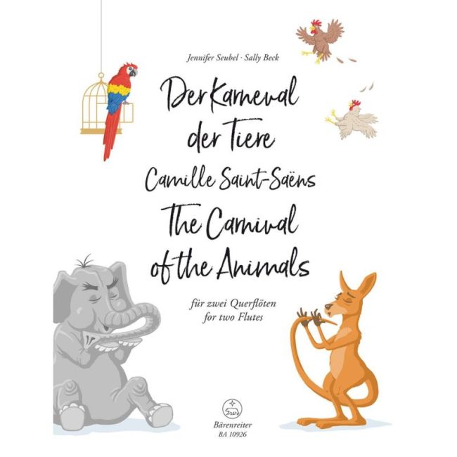 Saint-Saens, Camille - Carnival of the Animals for Two Flutes, The.