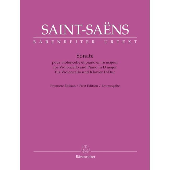 Saint-Saens, Camille - Sonata in D (incomplete) (Urtext).