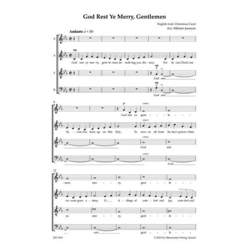 Jansson, Marten - God Rest Ye Merry, Gentlemen (E).