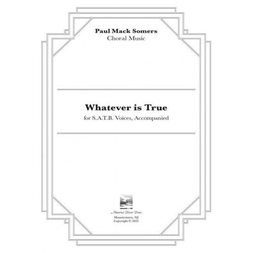 Somers, Paul - Whatever is...